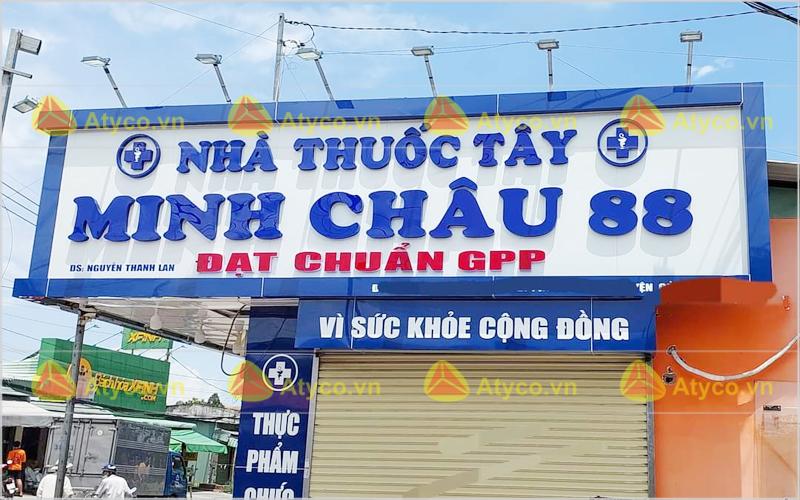 làm bảng hiệu nhà thuốc tây gia lai