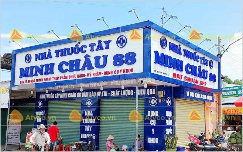 làm bảng hiệu nhà thuốc tây đẹp tại gia lai