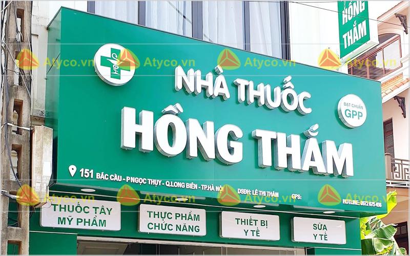 làm bảng hiệu nhà thuốc tây gia lai