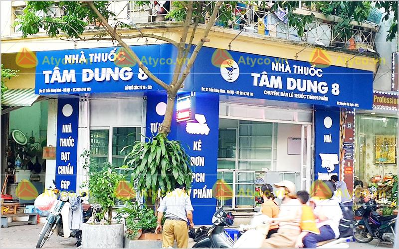 làm bảng hiệu nhà thuốc tây gia lai