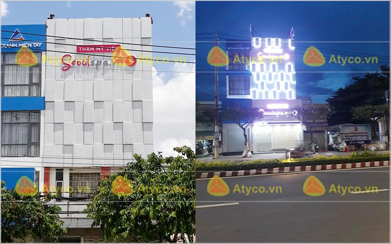 bảng hiệu thẩm mỹ viện gia lai