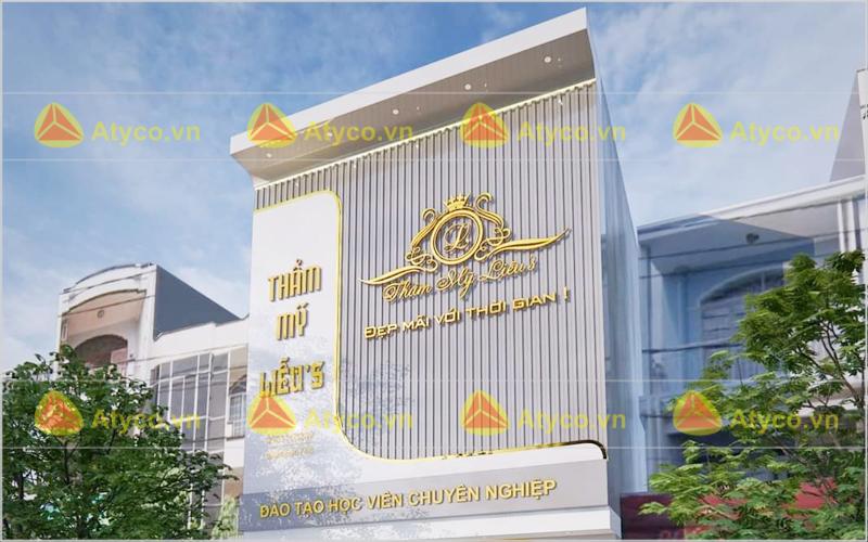 bảng hiệu thẩm mỹ viện gia lai