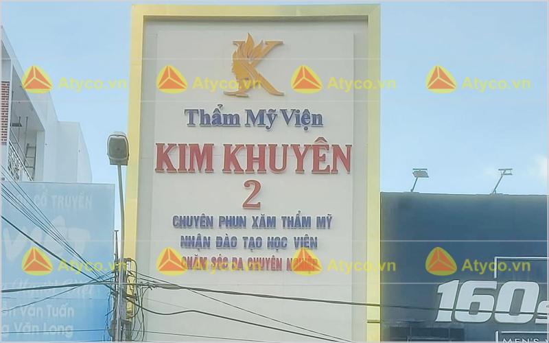 bảng hiệu thẩm mỹ viện gia lai