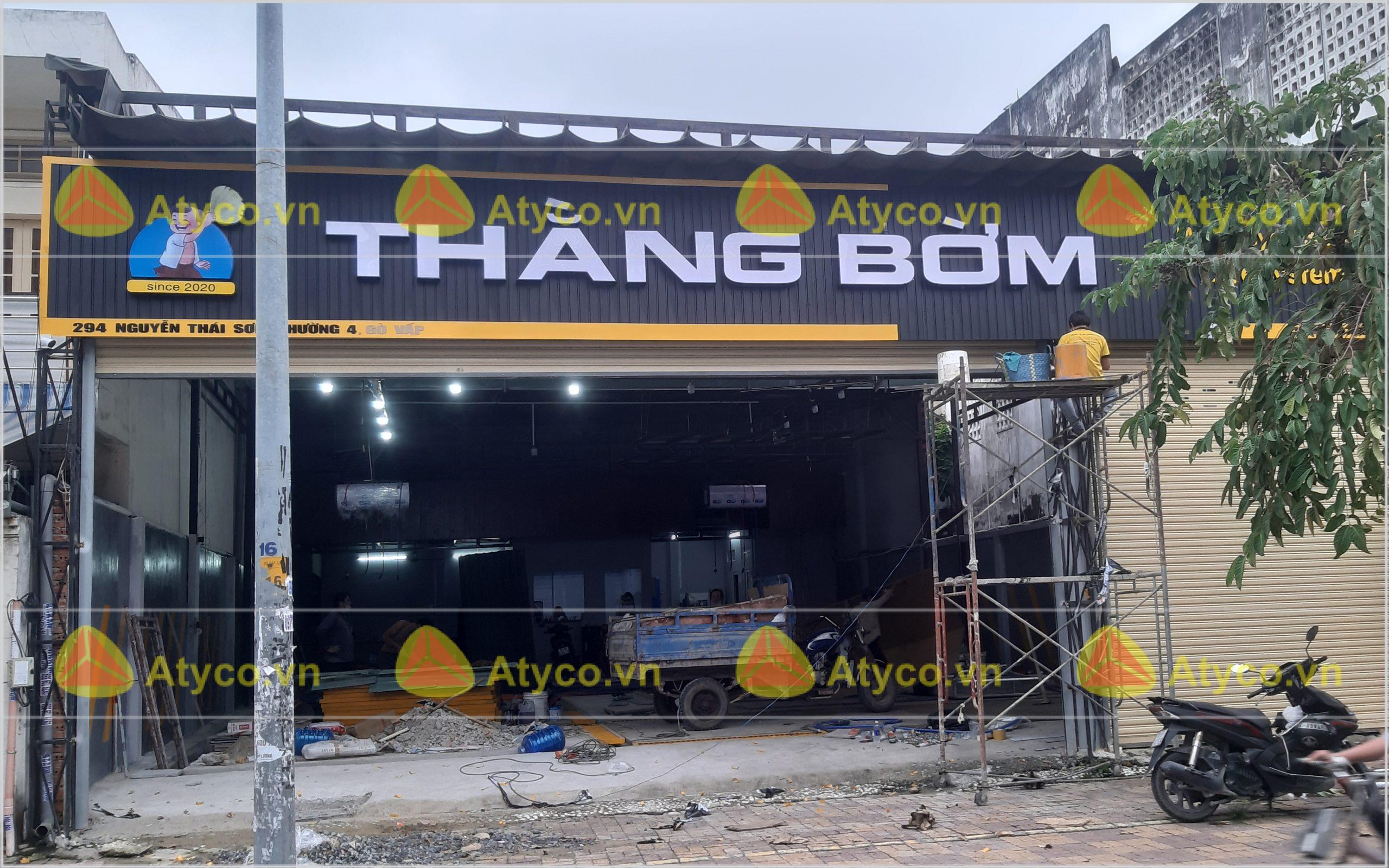 Báo giá bảng hiệu tôn sóng tại gia lai