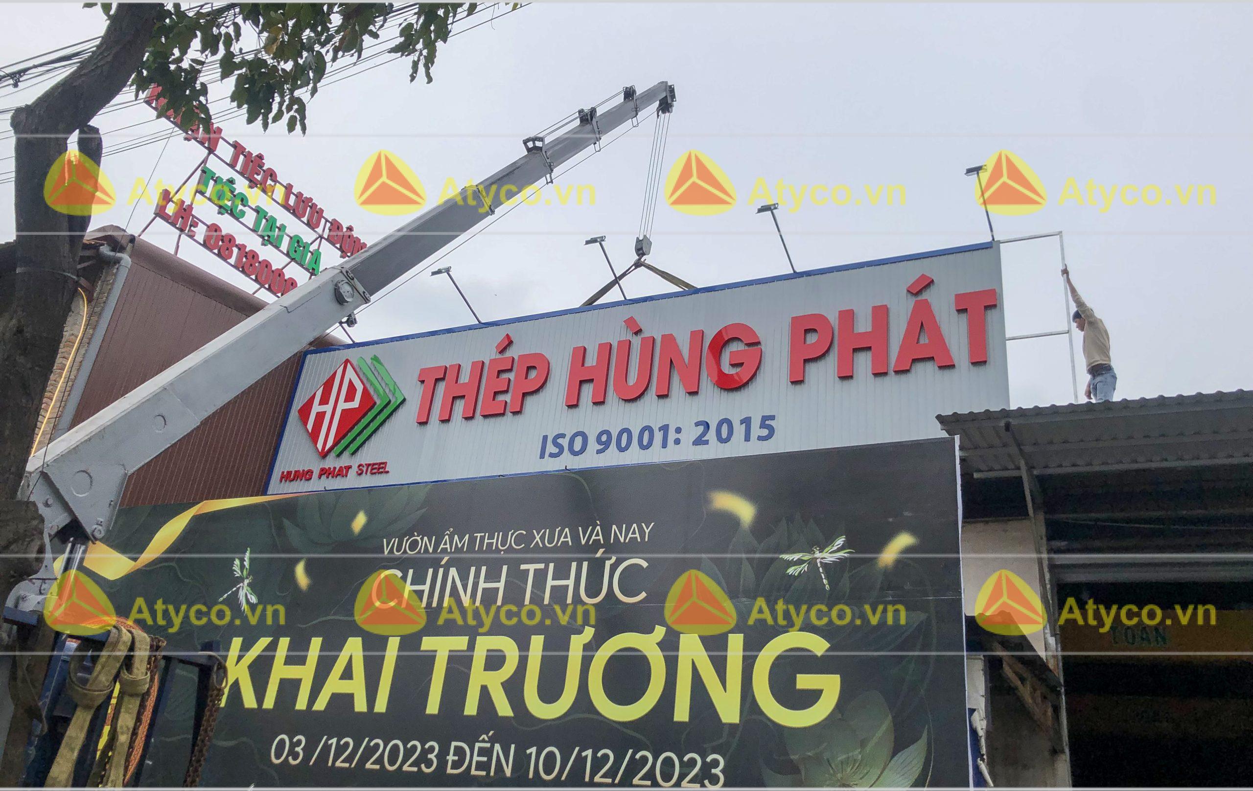 Giá bảng hiệu tôn sóng tại gia lai