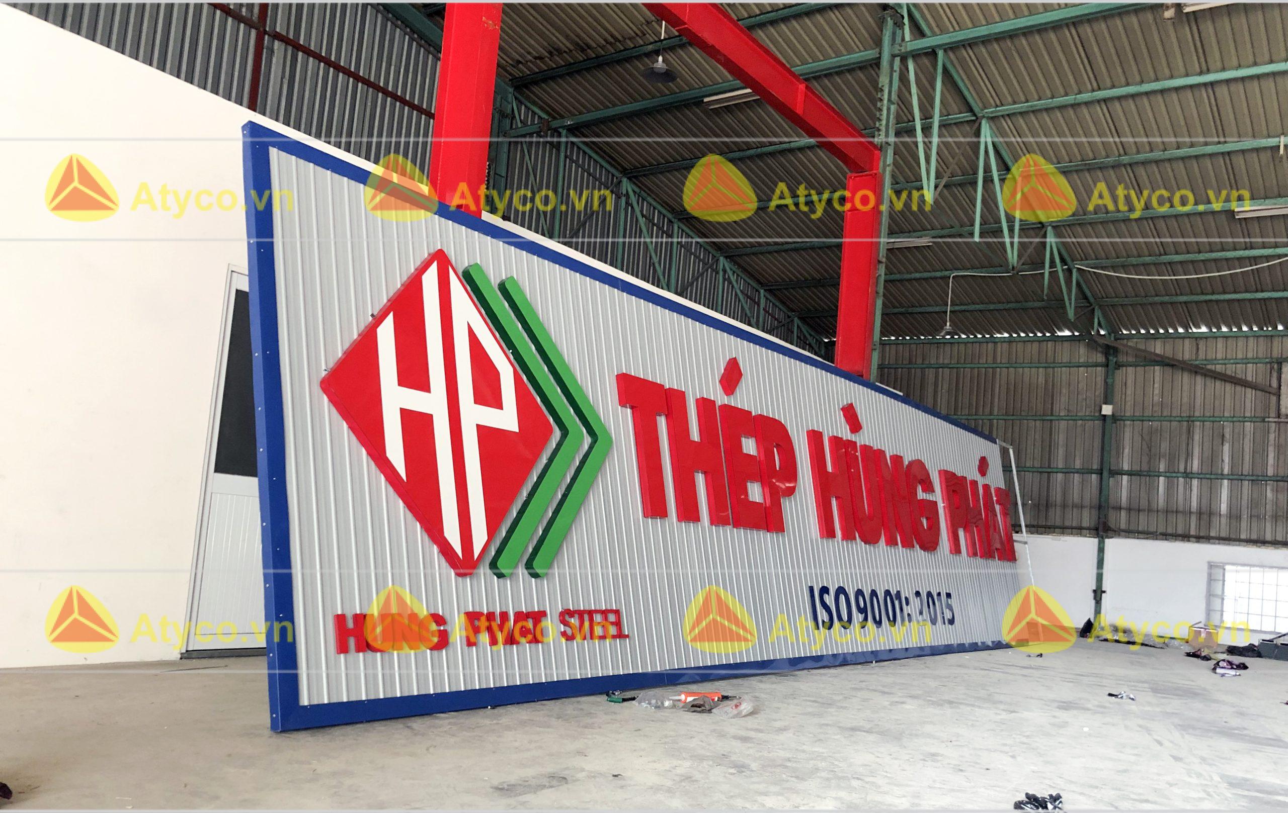 Báo giá bảng hiệu tôn sóng tại gia lai