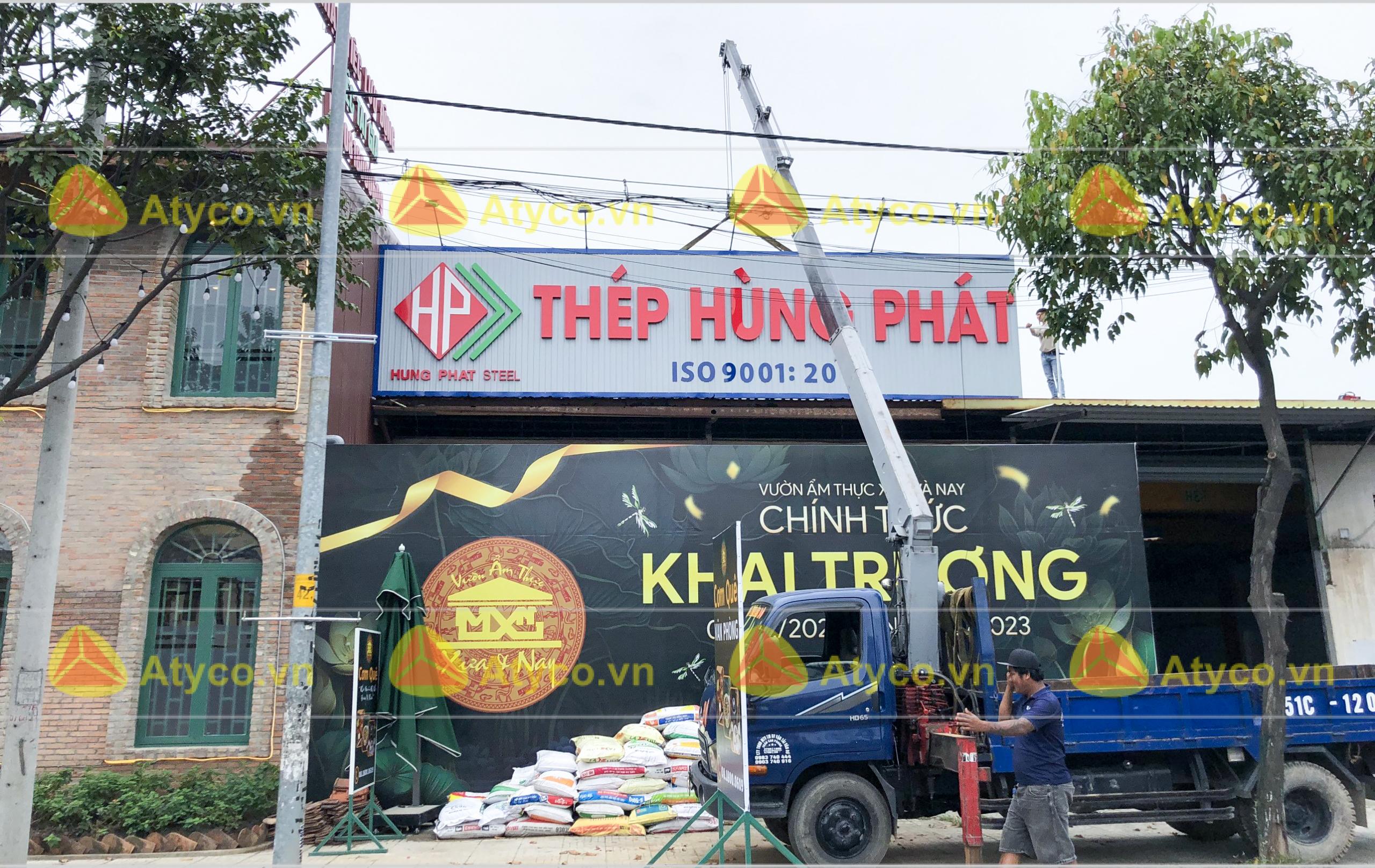 Báo giá bảng hiệu tôn sóng tại gia lai