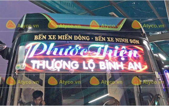 bảng đèn LED chạy chữ xe khách