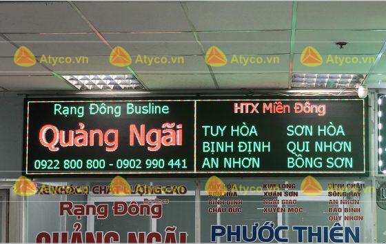 bảng đèn LED chạy chữ xe khách