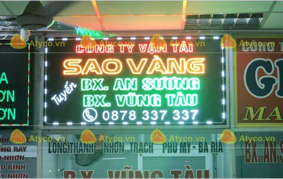 bảng đèn LED chạy chữ xe khách
