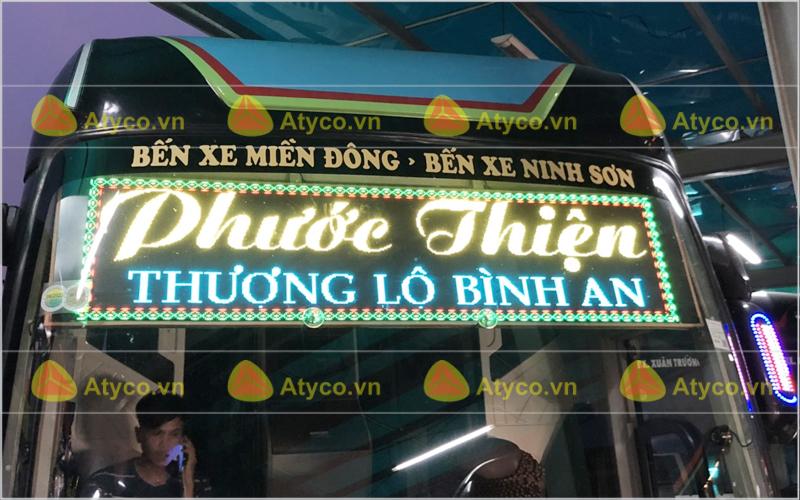 bảng đèn LED chạy chữ xe khách