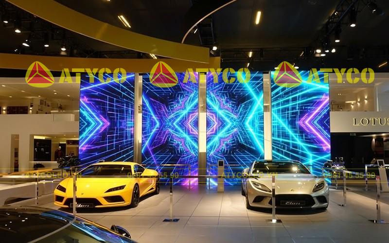 màn hình LED showroom ô tô
