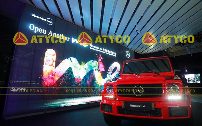 màn hình LED showroom ô tô